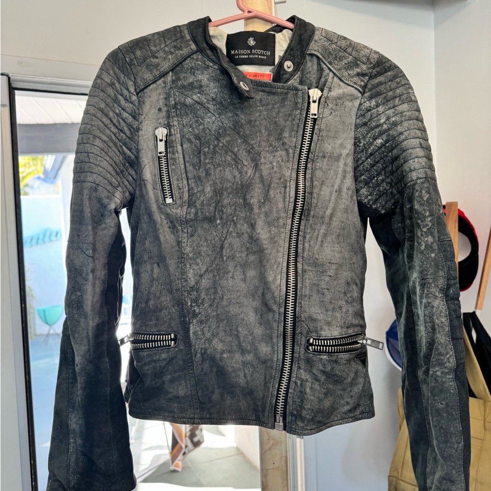 Scotch & Soda Gray and Black Star Patterned Lining - Picture 10 of 10